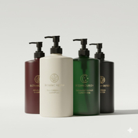 Premium New Custom Plastic Bottle Packaging for Body Cream and Body Wash Supplies